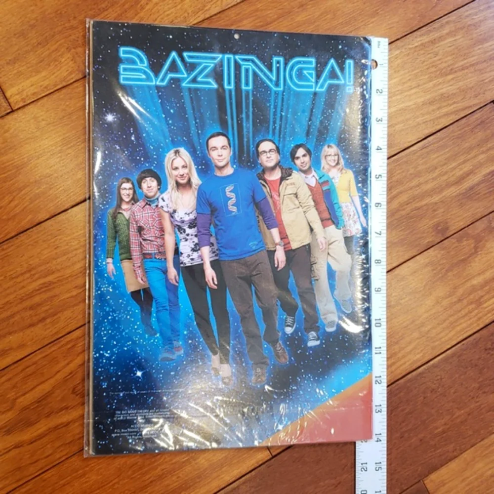 Big Bang Theory 2015 Calendar  16 month  Bazinga